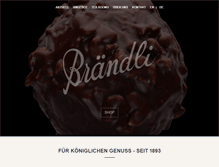 Tablet Screenshot of confiserie-braendli.ch